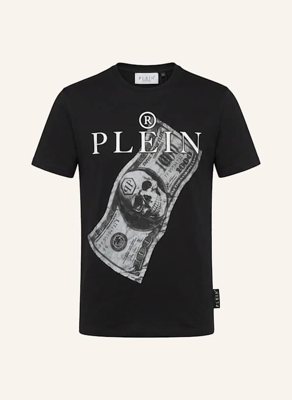 PHILIPP PLEIN T-Shirt Rundhalsausschnitt Ss SCHWARZ