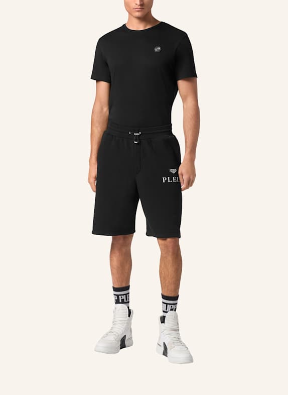PHILIPP PLEIN Jogging-Shorts SCHWARZ
