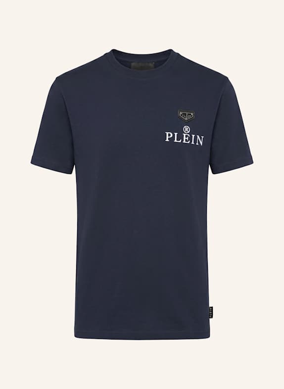 PHILIPP PLEIN T-Shirt Rundhalsausschnitt Ss DUNKELBLAU