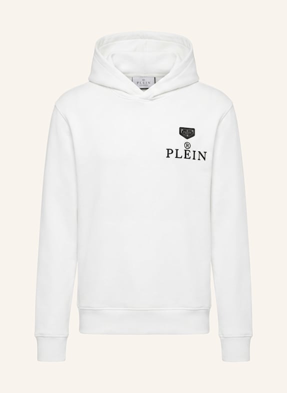 PHILIPP PLEIN Kapuzen-Sweatshirt WEISS