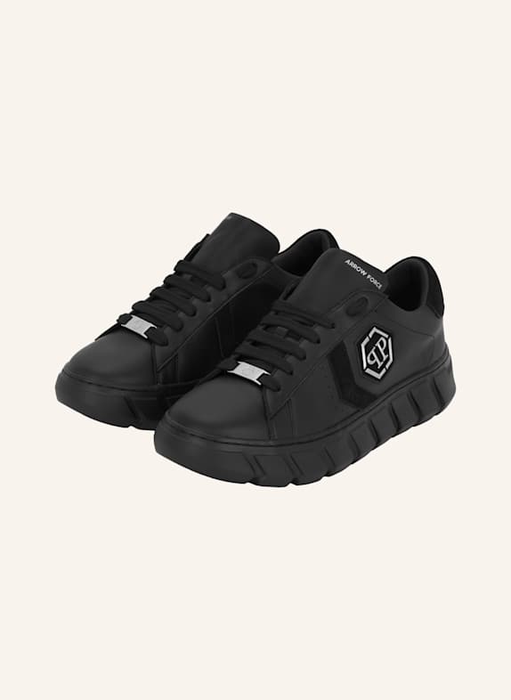 PHILIPP PLEIN Low-Top-Sneaker HEXAGON SCHWARZ