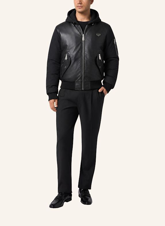 PHILIPP PLEIN Bomberjacke SCHWARZ