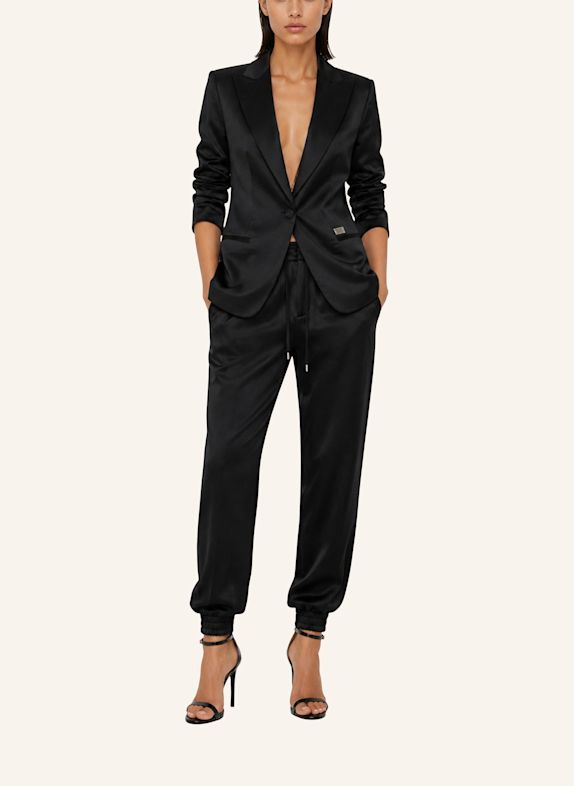 PHILIPP PLEIN Lange Cargohose SCHWARZ