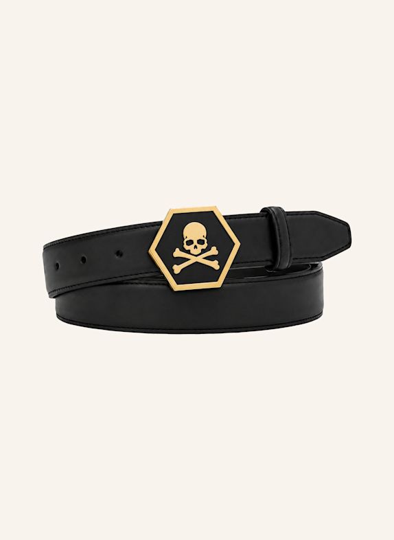 PHILIPP PLEIN Gürtel SKULL SCHWARZ