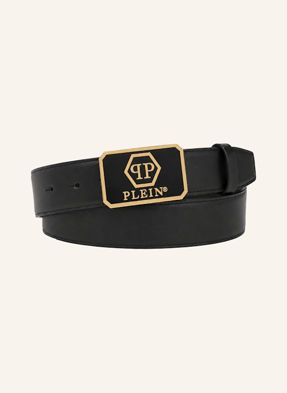 PHILIPP PLEIN Gürtel HEXAGON SCHWARZ