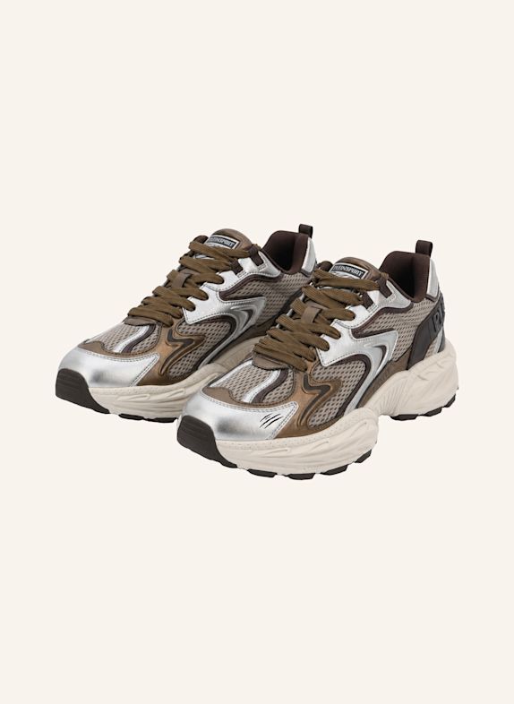 PLEIN SPORT Laufschuh DUNKELBRAUN