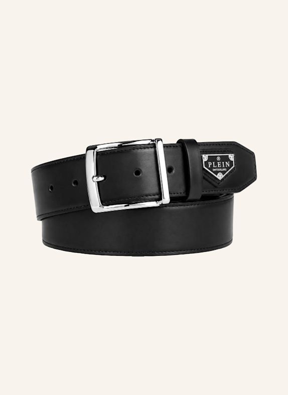 PHILIPP PLEIN Gürtel SCHWARZ / SILBER