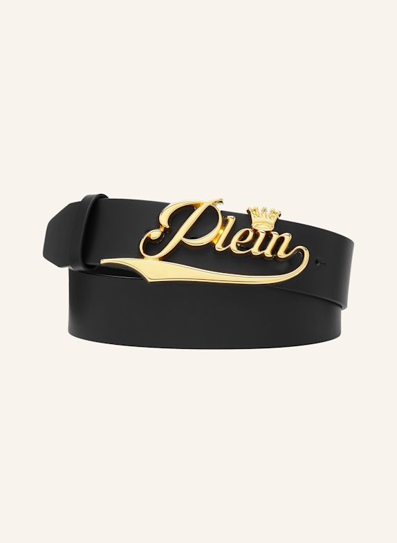 PHILIPP PLEIN Gürtel KING PLEIN SCHWARZ