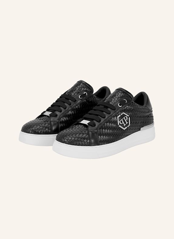 PHILIPP PLEIN Low-Top-Sneaker HEXAGON SCHWARZ