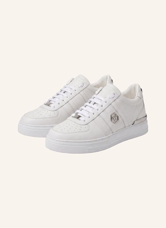 PHILIPP PLEIN Low-Top-Sneaker WEISS