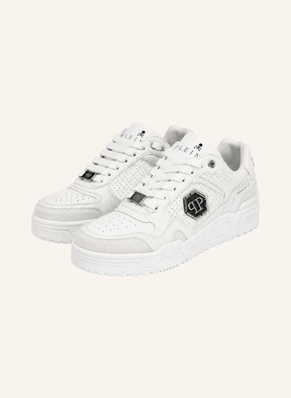 PHILIPP PLEIN Low-Top-Sneaker PREDATOR WEISS