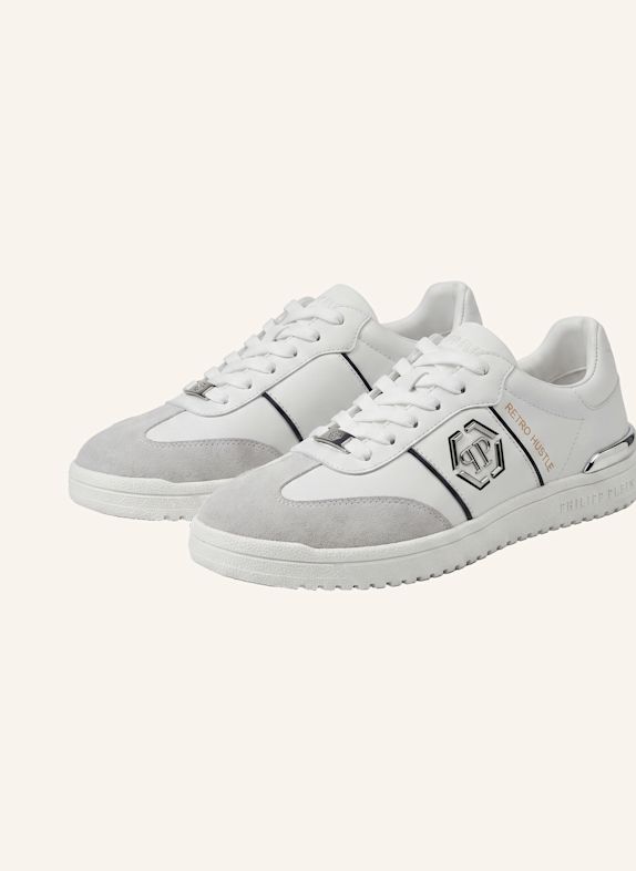 PHILIPP PLEIN Low-Top-Sneaker WEISS