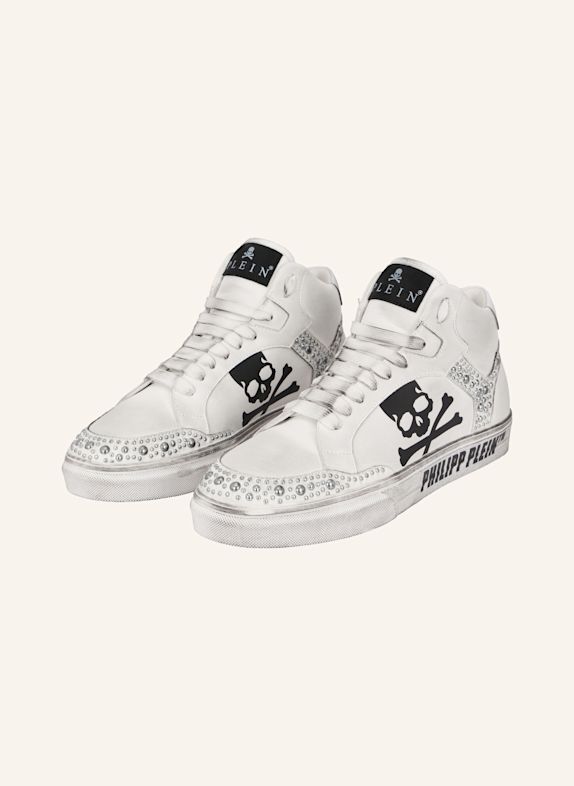 PHILIPP PLEIN High-Top-Sneaker RETROKICKZ WEISS