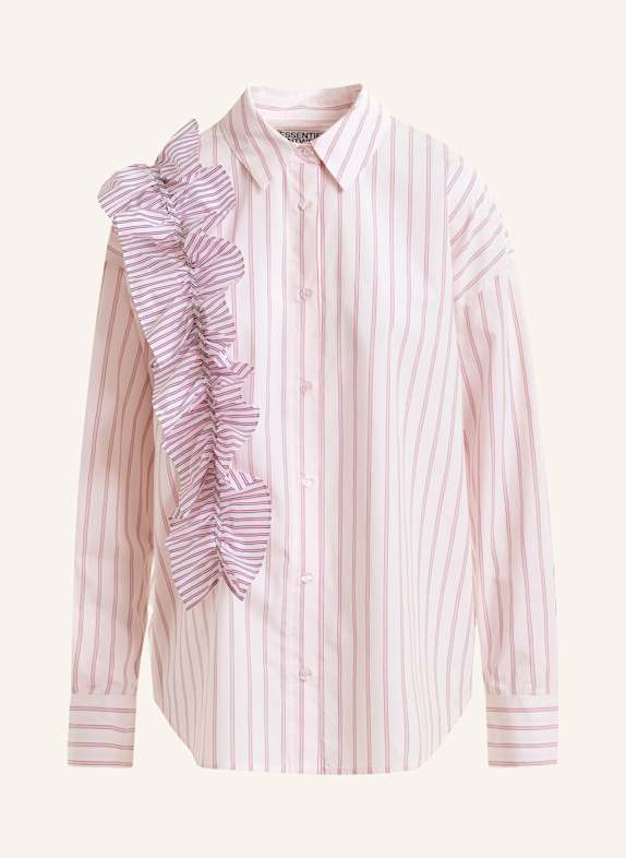 ESSENTIEL ANTWERP Hemdbluse IBODY mit Rüschen ROT