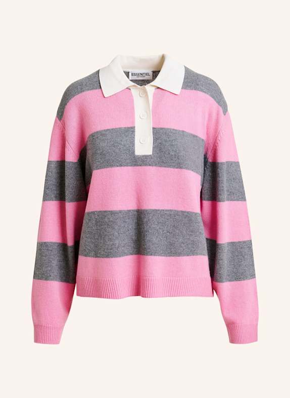 ESSENTIEL ANTWERP Pullover JARN ROSA/ GRAU/ WEISS