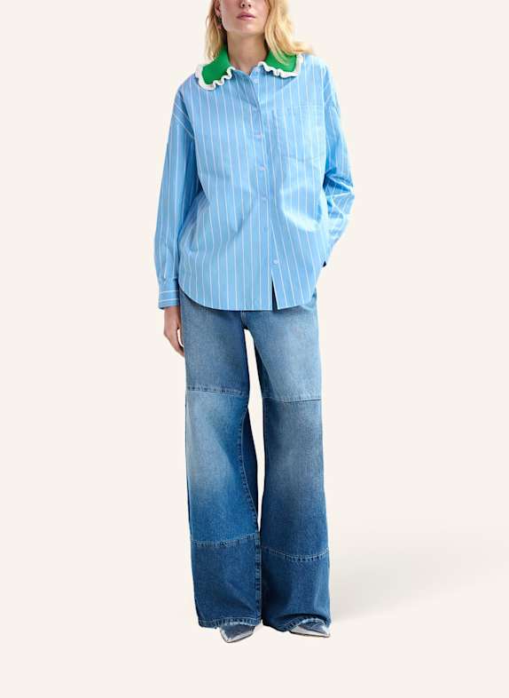 ESSENTIEL ANTWERP Hemd JOYFUL GRÜN/ BLAU/ WEISS