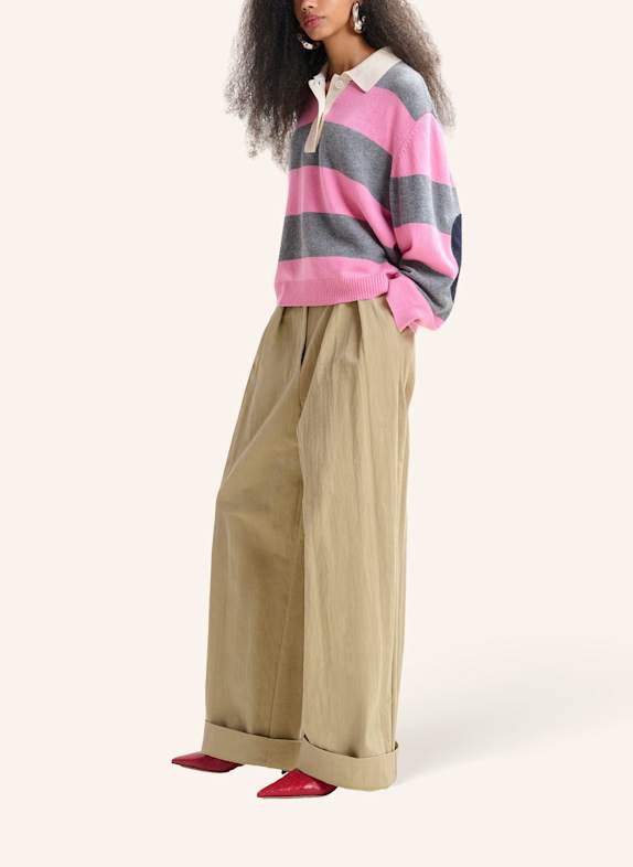 ESSENTIEL ANTWERP Pullover JARN ROSA/ GRAU/ WEISS