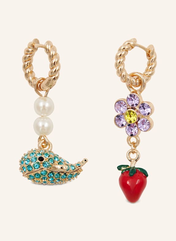 ESSENTIEL ANTWERP Ohrringe JOLAN ROT/ BLAU/ GOLD