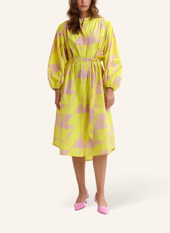 ESSENTIEL ANTWERP Hemdkleid JEX GELB/ BRAUN