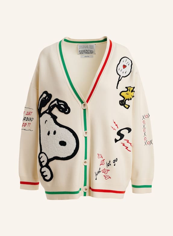 ESSENTIEL ANTWERP Strickjacke JASEBALL CREME/ WEISS