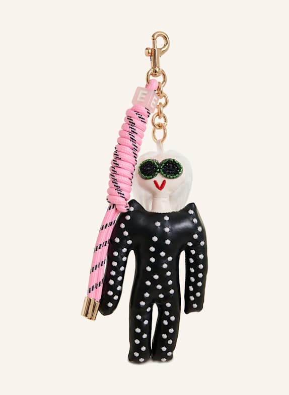 ESSENTIEL ANTWERP Taschenanhänger JAIMES ROSA/ SCHWARZ/ WEISS