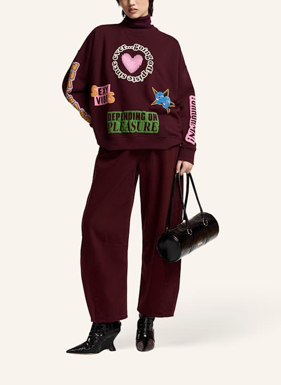 ESSENTIEL ANTWERP Sweatshirt KAMPUS ROT