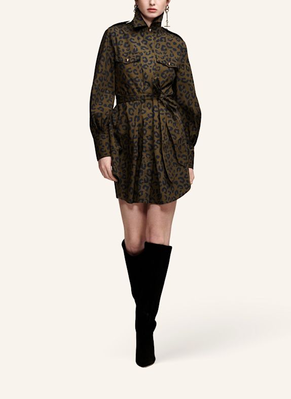 ESSENTIEL ANTWERP Kleid KETO SCHWARZ / KHAKI