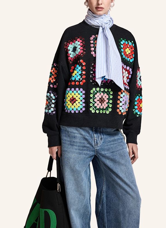 ESSENTIEL ANTWERP Sweatshirt KARNAVAL SCHWARZ