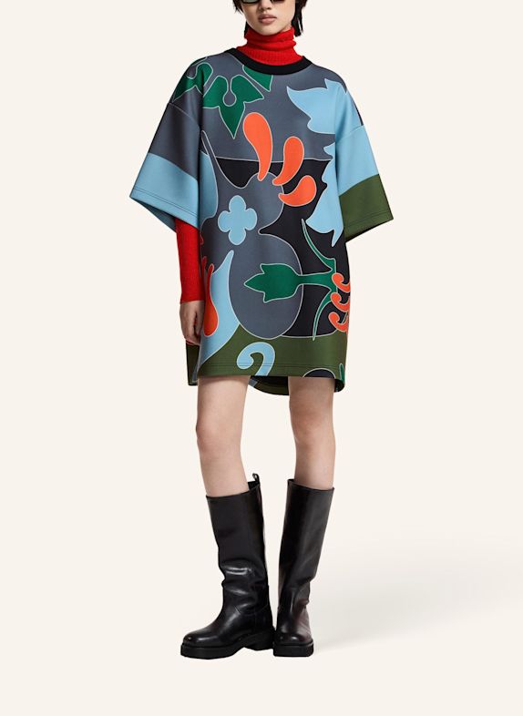 ESSENTIEL ANTWERP Kleid KLASSIC GRÜN / BLAU / GRAU