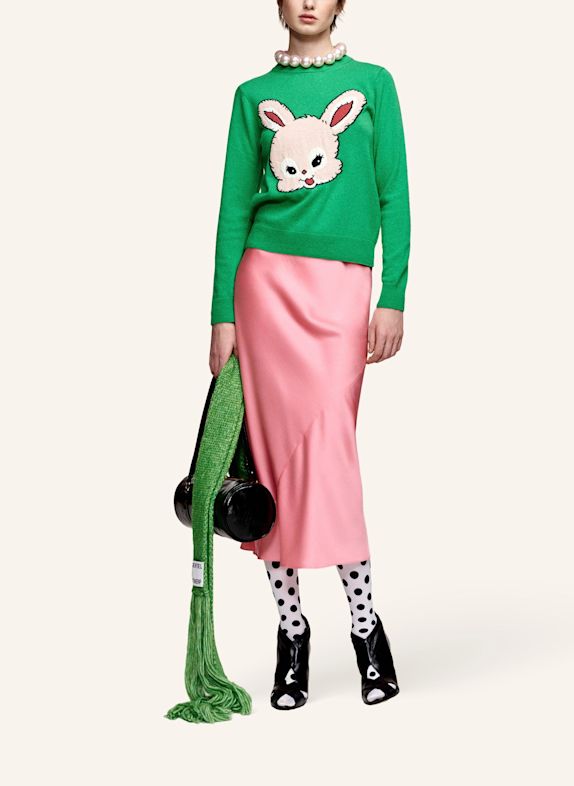 ESSENTIEL ANTWERP Pullover KAPITAL GRÜN / HELLROSA