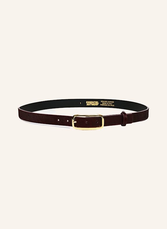 ESSENTIEL ANTWERP Gürtel KLUB BRAUN / GOLD