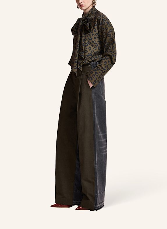 ESSENTIEL ANTWERP Hose KRISP SCHWARZ / KHAKI