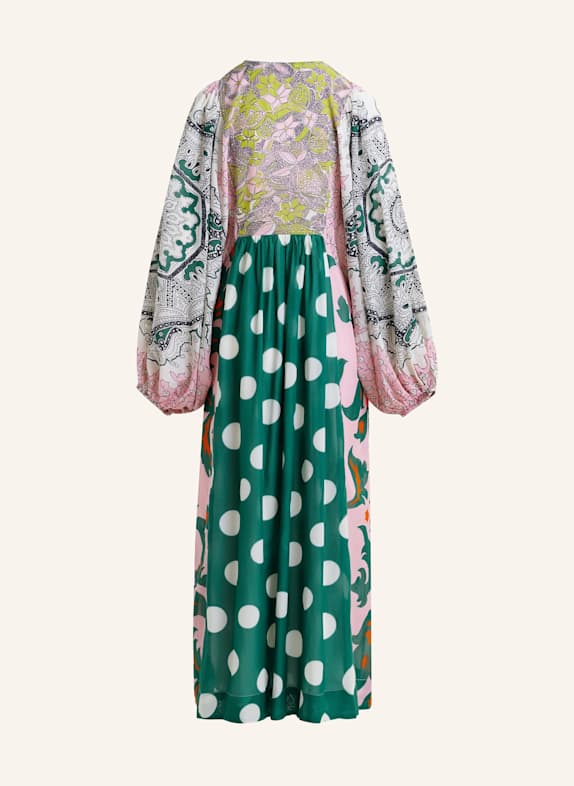 ESSENTIEL ANTWERP Kleid HARYLAND GRÜN/ ROSA