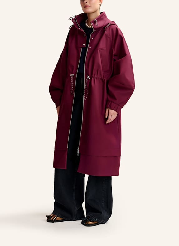 ESSENTIEL ANTWERP Mantel IDENTIFY DUNKELROT
