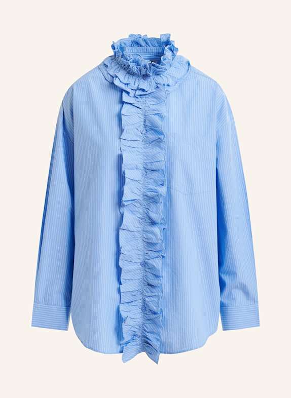 ESSENTIEL ANTWERP Hemd IPOJUCA BLAU/ WEISS