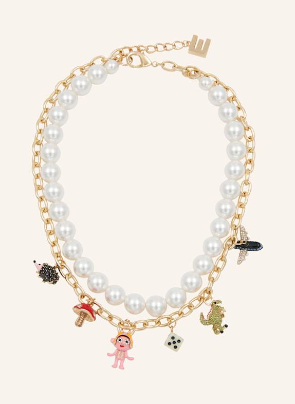 ESSENTIEL ANTWERP Halskette IMANY GELB/ WEISS