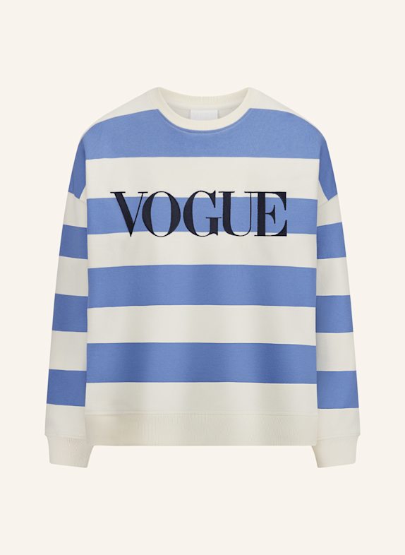 VOGUE COLLECTION Sweatshirt BLAU/ BEIGE