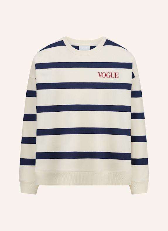 VOGUE COLLECTION Sweatshirt BLAU/ BEIGE