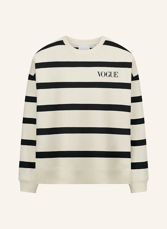 VOGUE COLLECTION Sweatshirt SCHWARZ/ BEIGE