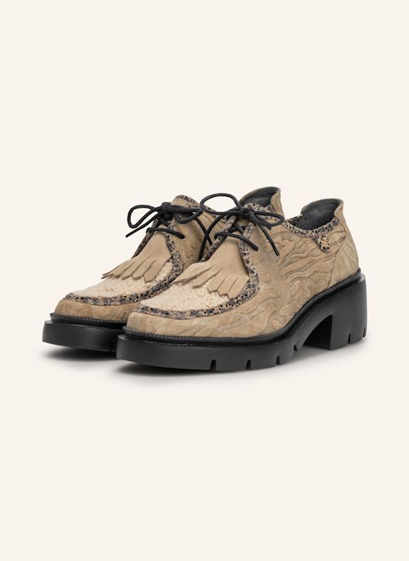 Floris van Bommel Veterschoen MADDI 03 TAUPE
