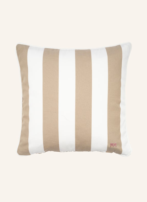 another mondaen Dekokissen WILLE OUTDOOR CLASSIC STREIFENKISSEN TAUPE