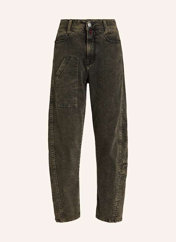 HIGH Jeans WIDE LEG SADDLE GRÜN