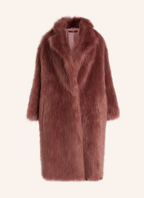 HIGH Kunstfellmantel CROSSING ROSA