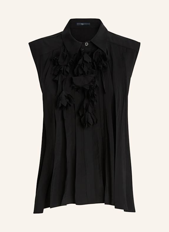 HIGH Blusentop DOODLE SCHWARZ