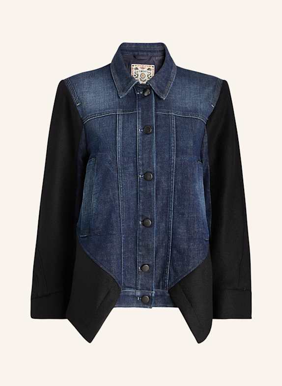 HIGH Jacke URCHIN im Materialmix SCHWARZ