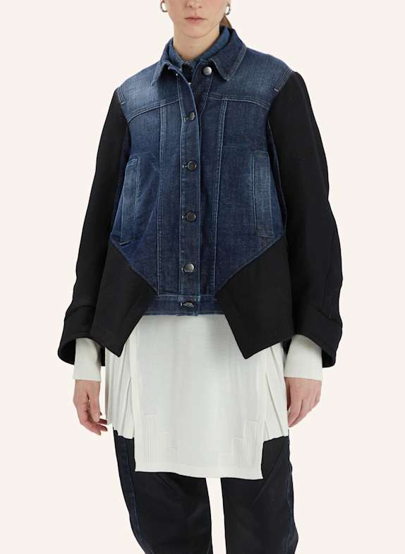 HIGH Jacke URCHIN im Materialmix SCHWARZ