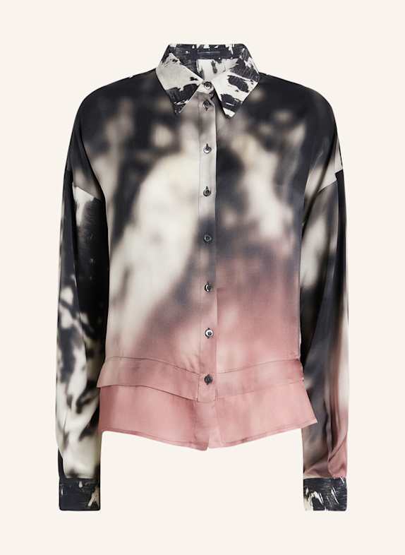 HIGH Hemdbluse O-ZONE GRAU/ WEISS