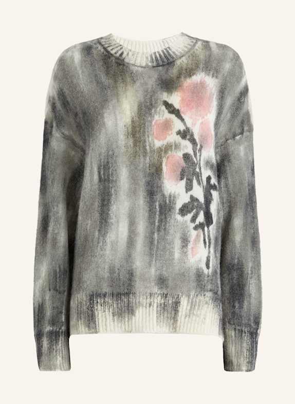 HIGH Pullover NEUTRON mit Mohair und Alpaka GRAU