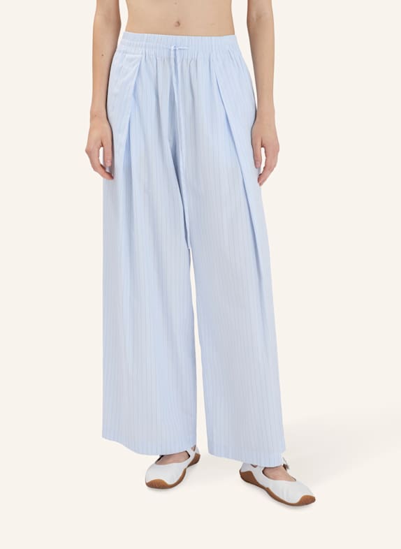 HIGH Pyjama-Hose SOJOURN - Breites Bein-Passform.﻿ BLAU