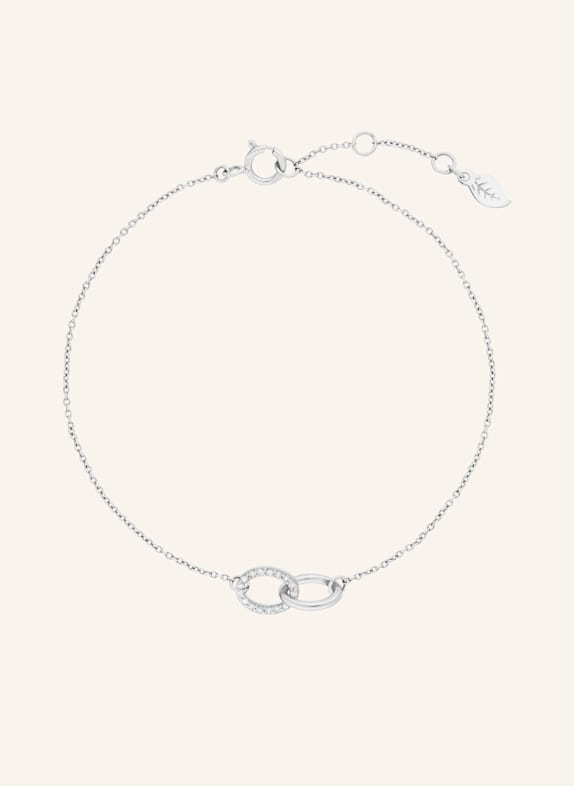 Leaf Armband ETERNAL TOUCH aus 14 Karat Weißgold mit Diamanten WEISSGOLD